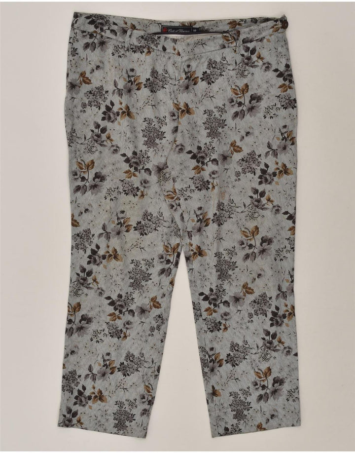 CONTE OF FLORENCE Womens Tapered Casual Trousers IT 50 XL W36 L25 Grey | Vintage Conte of Florence | Thrift | Second-Hand Conte of Florence | Used Clothing | Messina Hembry 
