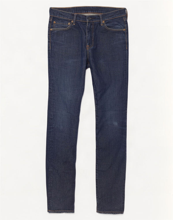 Мужские джинсы скинни Levi's 510 W33 L34 синие, хлопок
