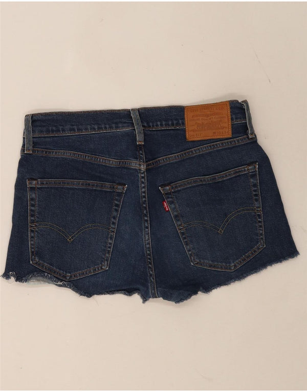 Женские джинсовые шорты Levi's 512 W32, средний синий, хлопок