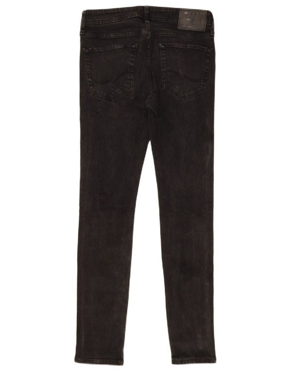 Мужские джинсы скинни Jack & Jones Liam W30 L32, черный хлопок