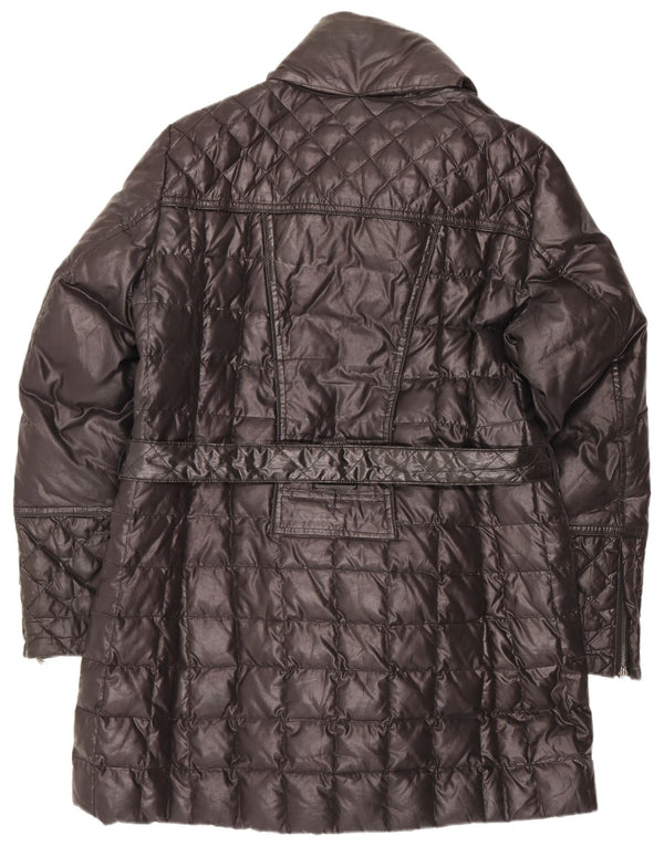 Trussardi Jeans Женское стеганое пальто IT 48 XL Черный Полиэстер