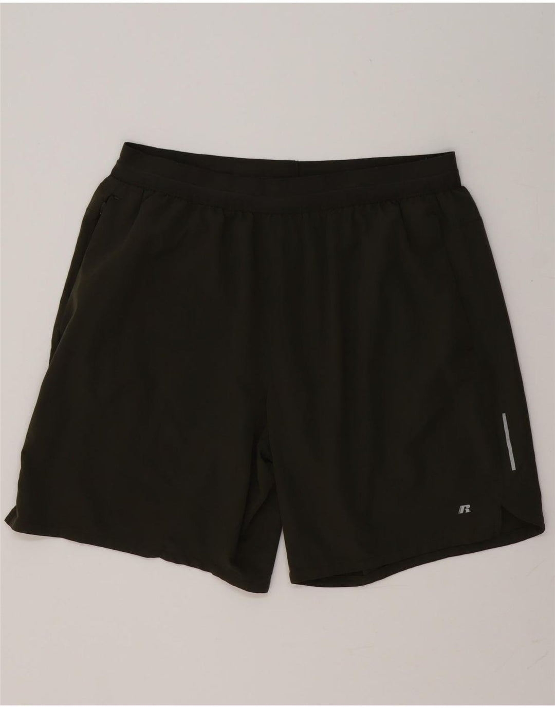 Мужские спортивные шорты RUSSELL ATHLETIC Dri-Power XL, полиэстер цвета хаки