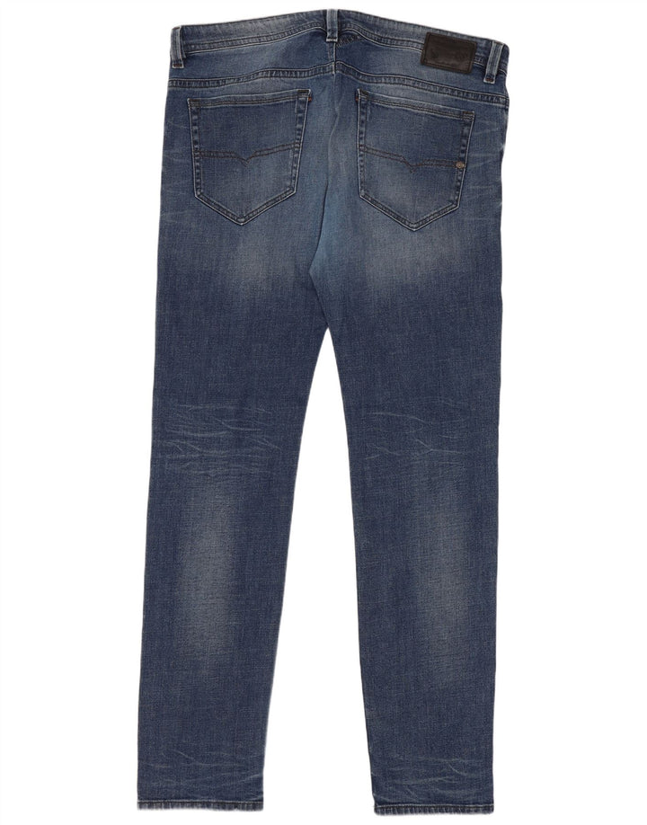 Мужские джинсы Diesel Thavar Slim W38 L34, синий хлопок