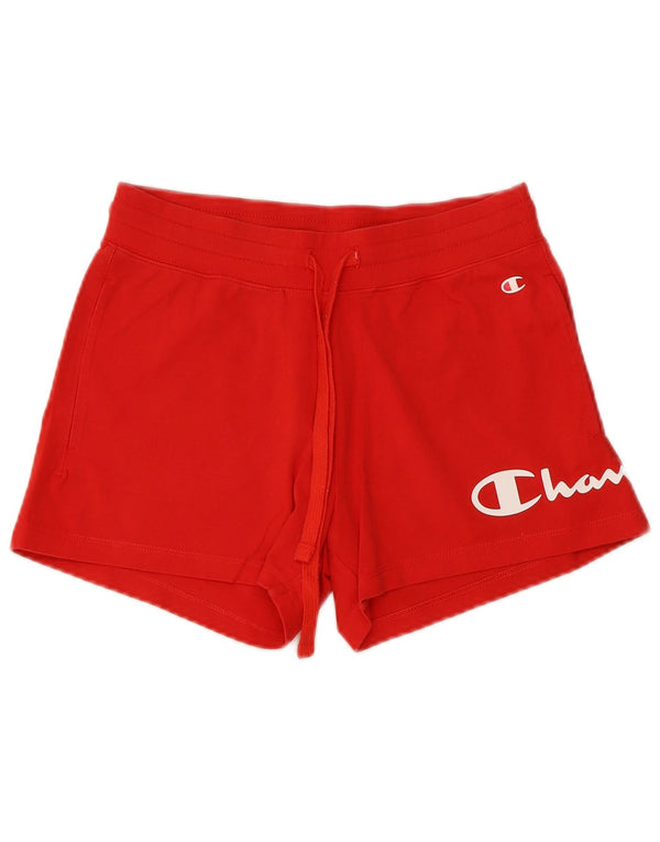 Женские спортивные шорты Champion с графическим рисунком UK 6 XS, красный хлопок