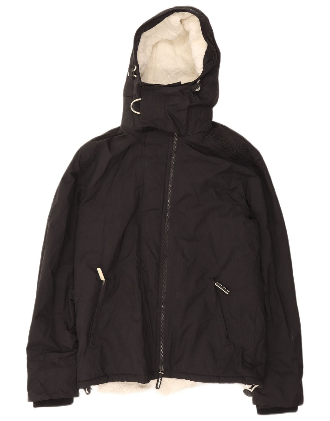 Мужская ветровка с капюшоном Superdry UK 38, средний черный