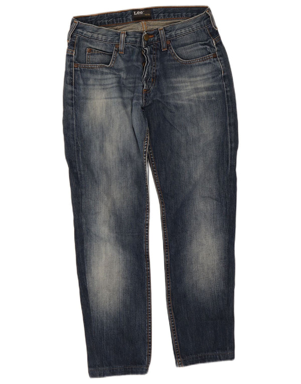 Мужские укороченные джинсы Lee Knox W28 L25 темно-синие, хлопок