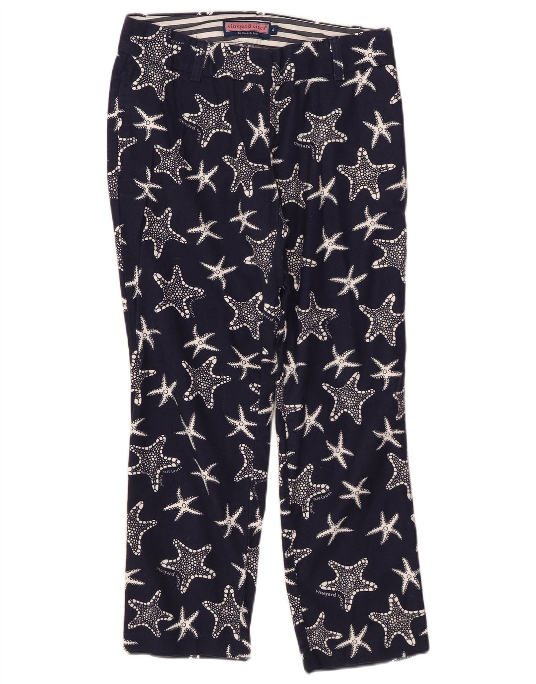 VINEYARD VINES Женские укороченные брюки US 4 Small W28 L25 Темно-синие