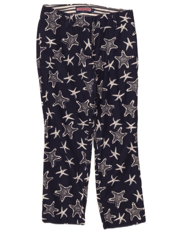 VINEYARD VINES Женские укороченные брюки US 4 Small W28 L25 Темно-синие