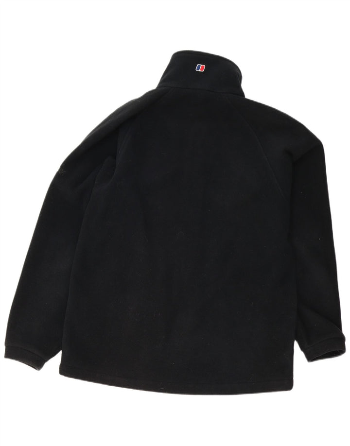 Мужская флисовая куртка Berghaus среднего размера, черная, полиэстер