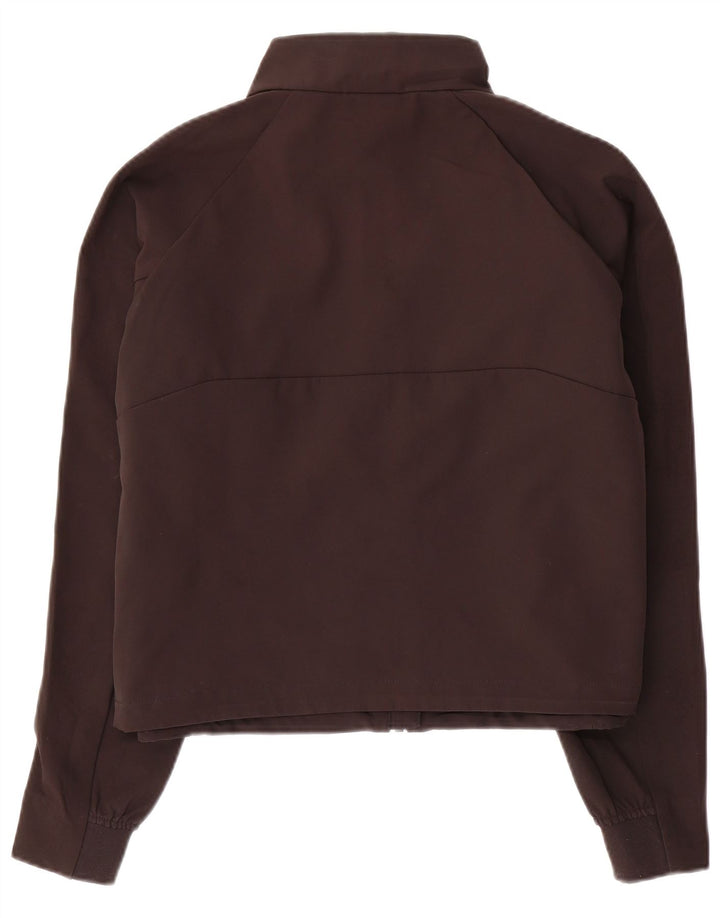 SUPERDRY Женский укороченный спортивный костюм свободного кроя, верхняя куртка UK 12, средний черный