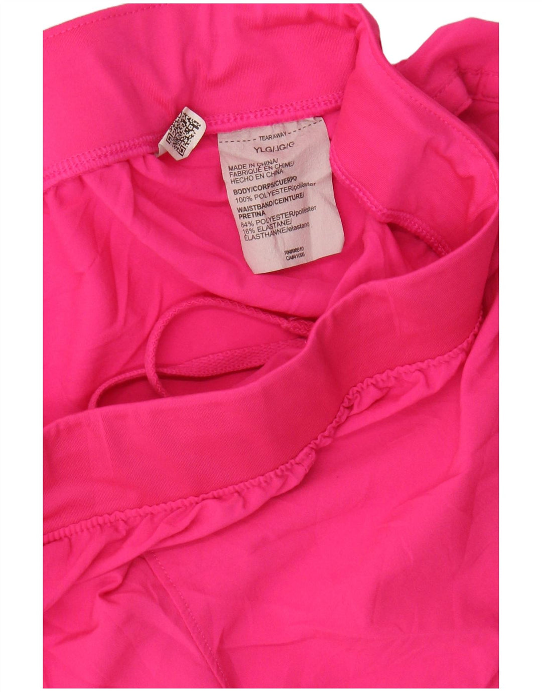 Спортивные шорты UNDER ARMOR для девочек 11–12 лет, большие розовые, полиэстер