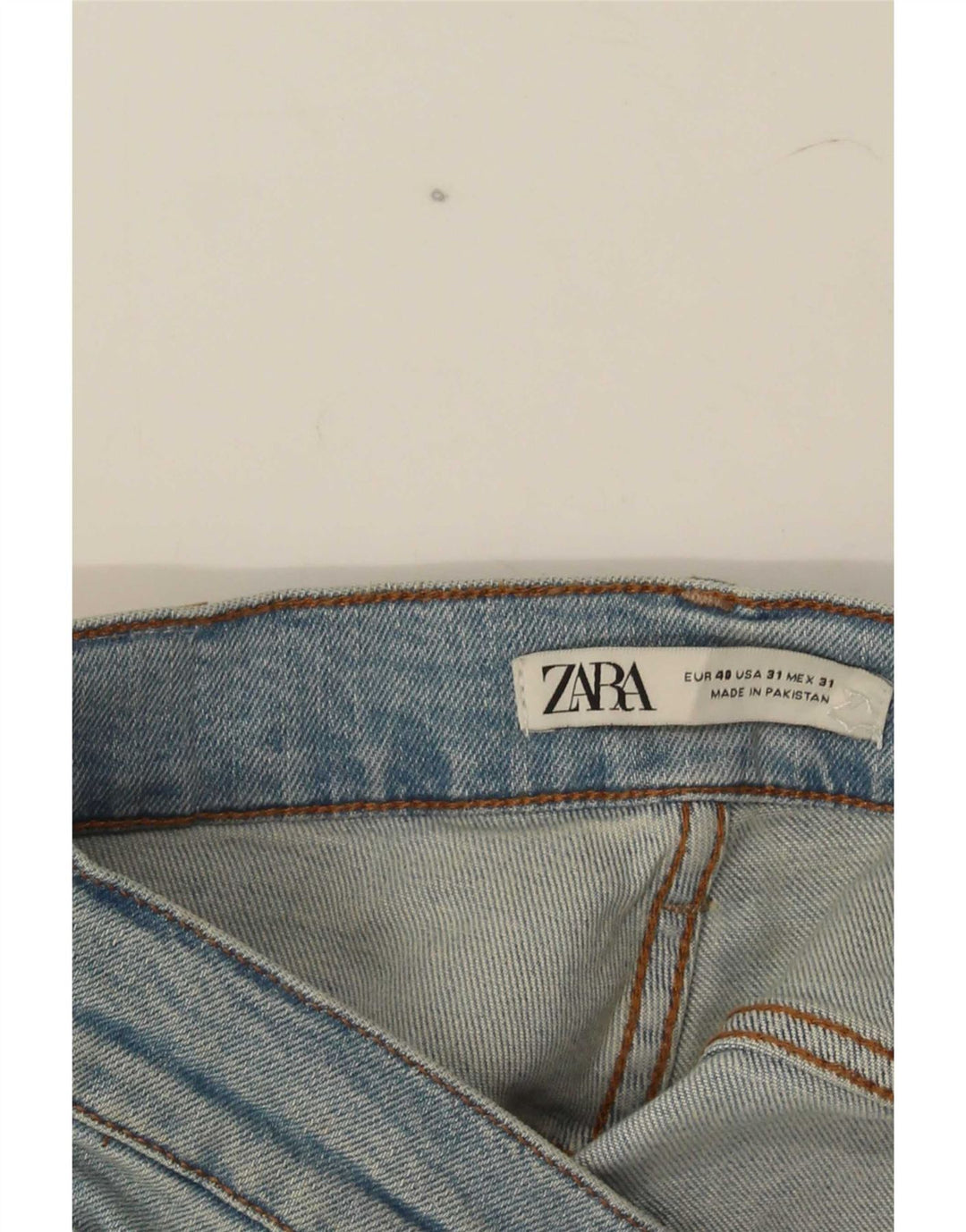 Мужские прямые джинсы Zara EU 40 Medium W31 L31, синие, хлопок