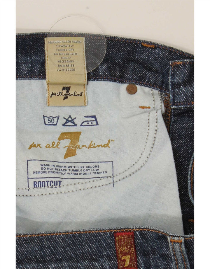 Женские джинсы Bootcut 7 For All Mankind W29 L32, синий хлопок
