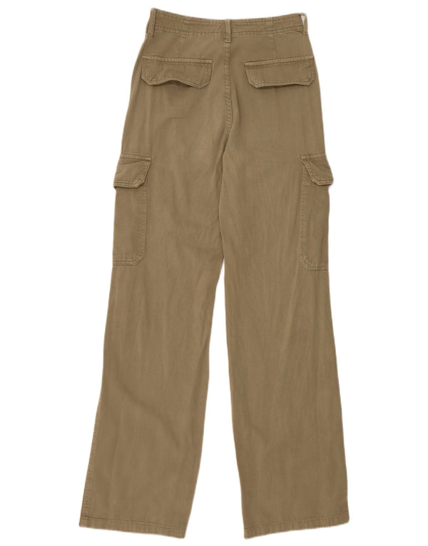 Женские брюки карго свободного кроя Zara EU 32 2XS W22 L30 хаки
