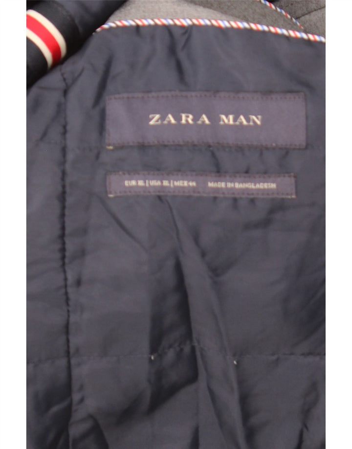 Мужское пальто ZARA UK 42 XL Серое
