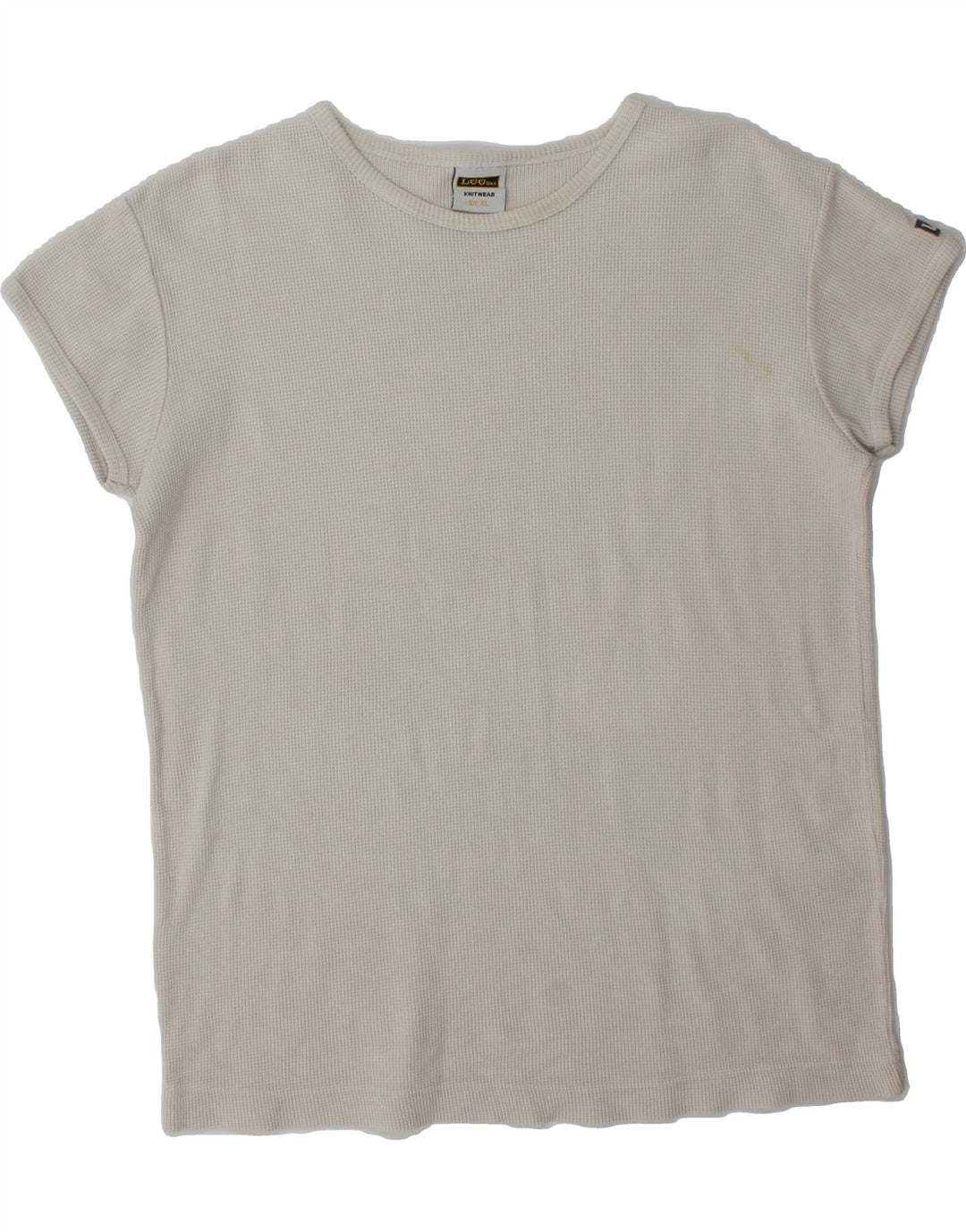 LEE Mens T-Shirt Top XL White Cotton Vintage Lee and Second-Hand Lee from Messina Hembry 