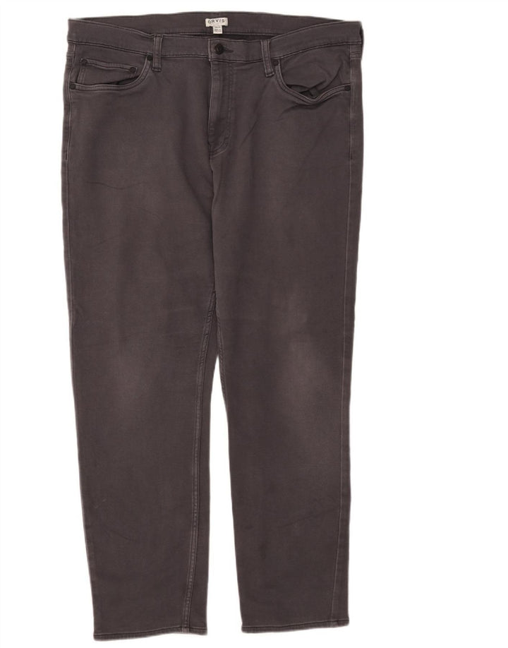 Мужские узкие джинсы Orvis W38 L30, серый хлопок