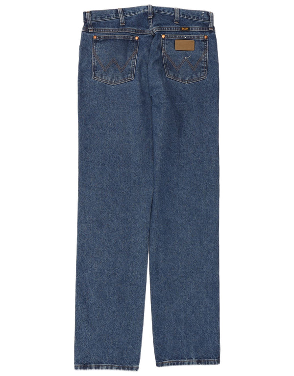 Мужские прямые джинсы Wrangler W32 L34, синие, хлопок