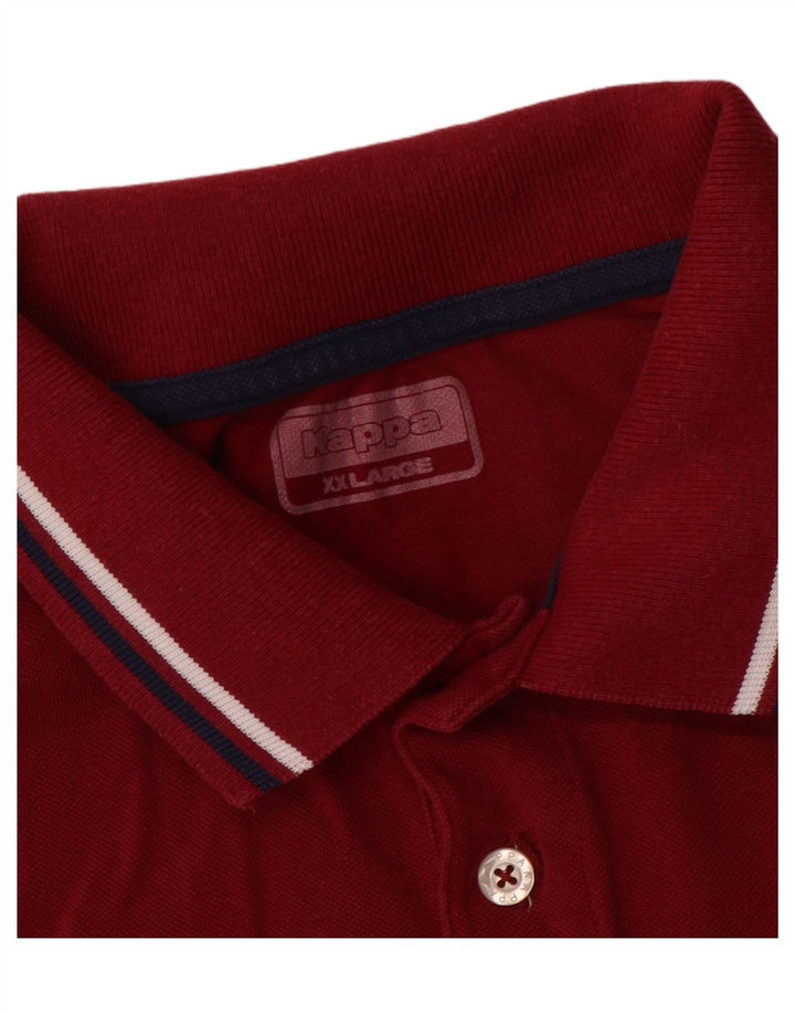 Рубашка Поло Мужская Kappa 2XL Красная