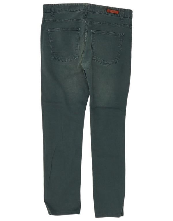 Мужские узкие повседневные брюки Zara EU 44, большие W34 L31, зеленые