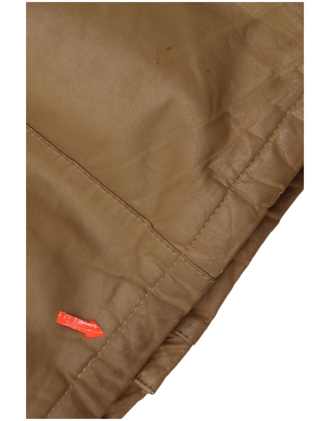 Винтажная мужская кожаная куртка IT 48 Medium Beige Leather