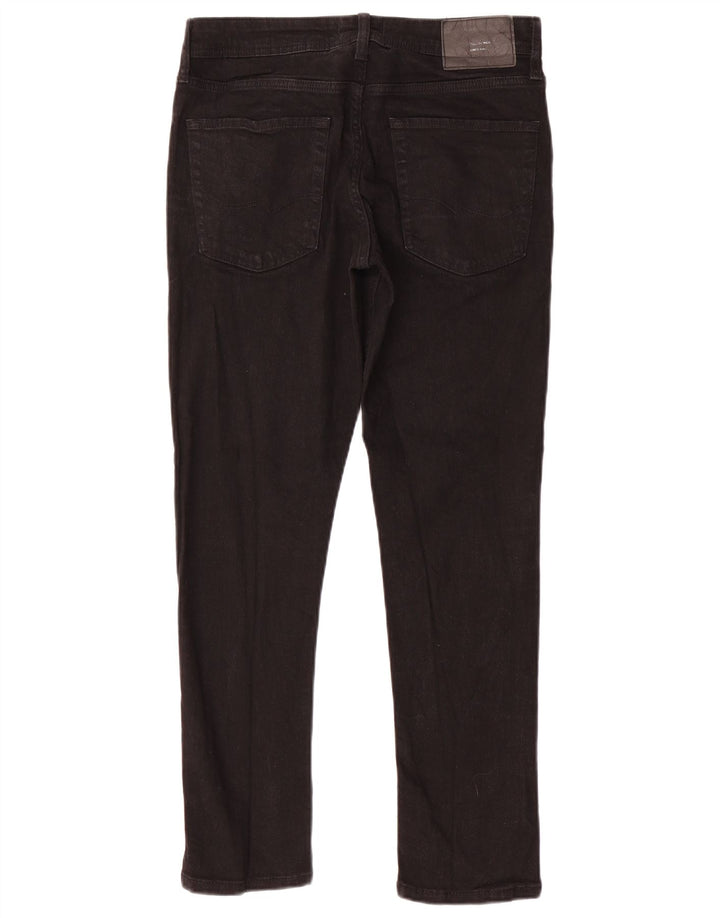 Мужские узкие джинсы Jack & Jones W32 L30, черный хлопок