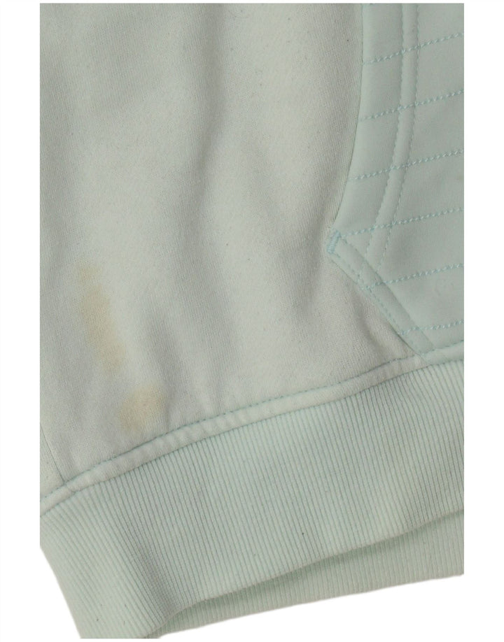 Женский джемпер с капюшоном VOLCOM на молнии, Великобритания 12, средний зеленый хлопок