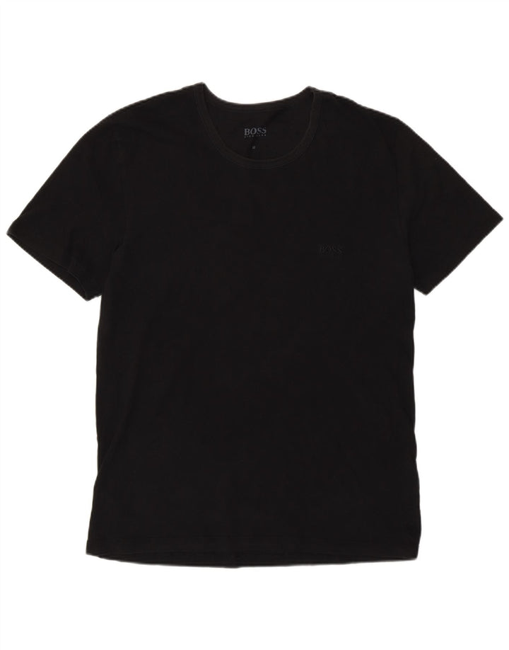 Мужская футболка Hugo Boss Top Medium Black Cotton