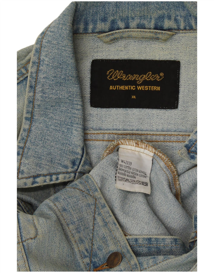 Женская джинсовая куртка WRANGLER UK 18 XL, синяя, хлопок