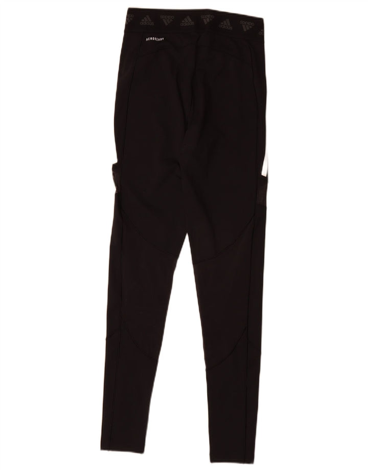 Женские леггинсы Adidas Aeroready UK 8/10, маленький черный полиэстер