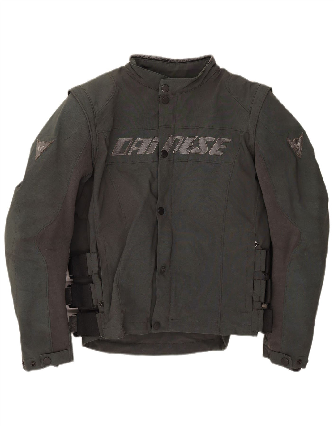 Мужская куртка Dainese Racer IT 52, большая серая, нейлон с цветными блоками