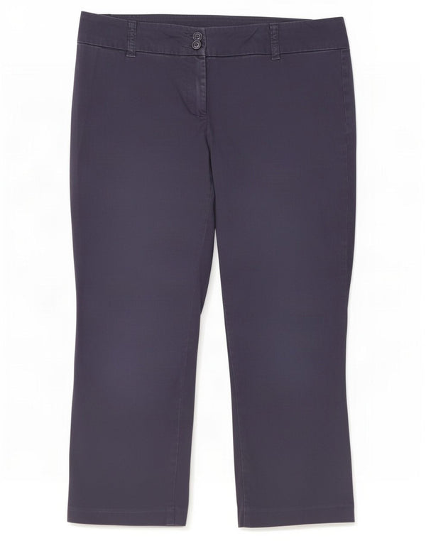Женские прямые капри Benetton IT 44 Medium W32 L22 Темно-синие