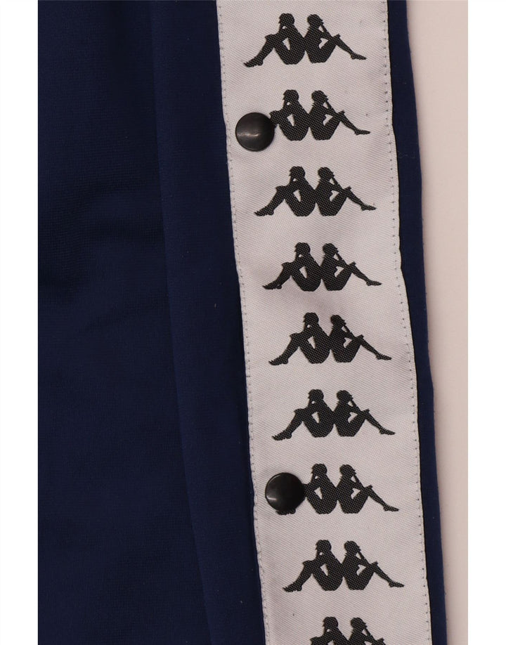 KAPPA Мужские спортивные брюки с графическим рисунком 2XL Темно-синие полиэстер с цветными блоками