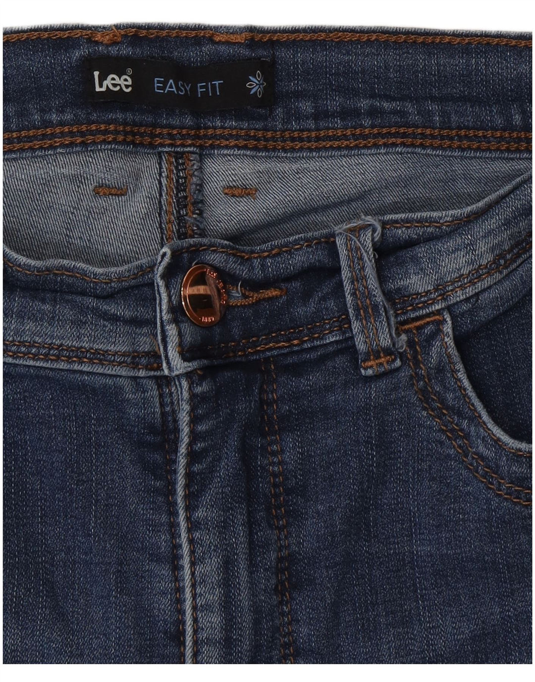 Женские джинсы-капри Lee, США 10, большие, W30 L23, синие, хлопок