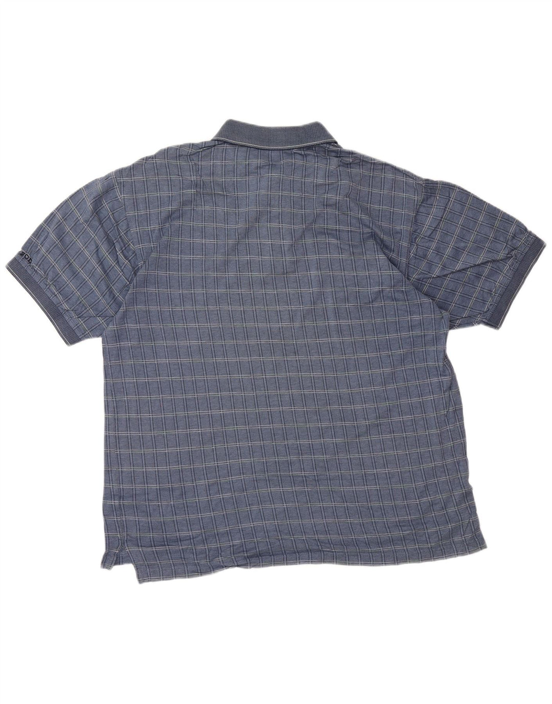 Мужская рубашка поло IZOD, большая синяя клетка, хлопок