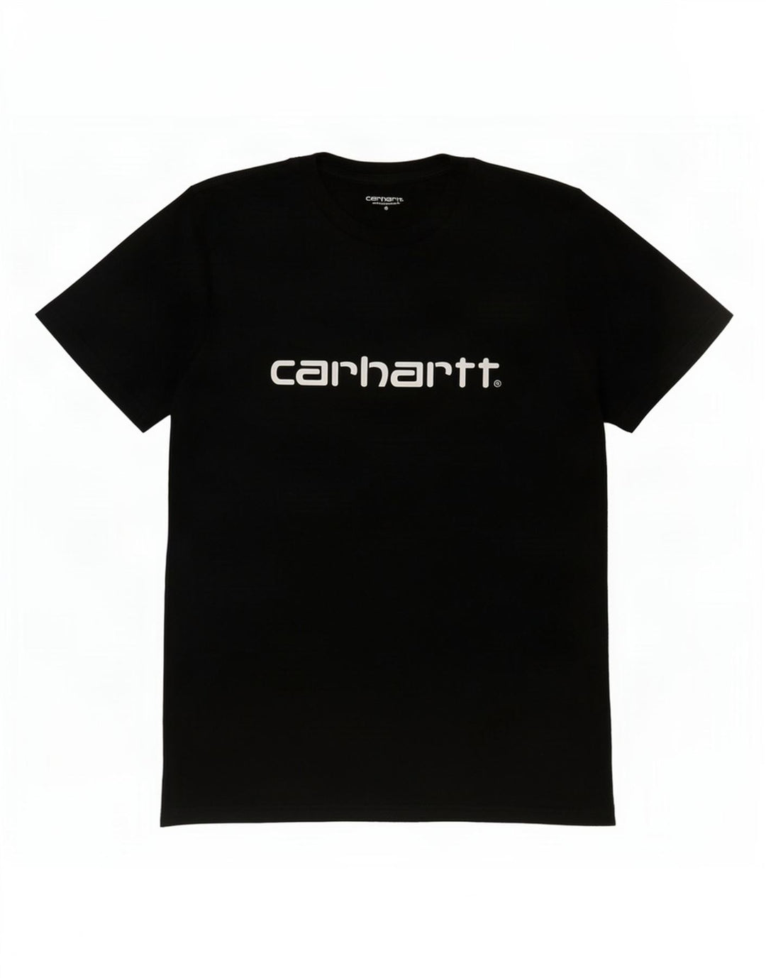 Мужская футболка с рисунком Carhartt, маленький черный хлопок