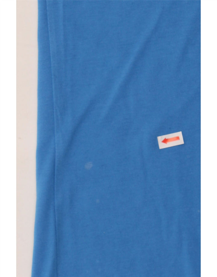 NIKE Mens Dri Fit Graphic T-Shirt Top Medium Blue Polyester Vintage Nike and Second-Hand Nike from Messina Hembry 