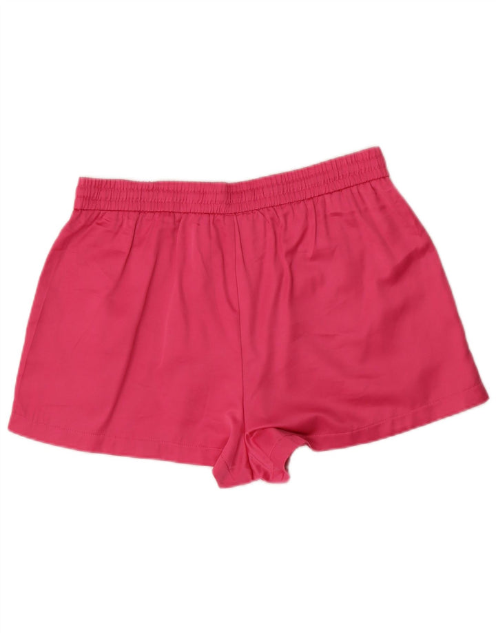 Женские спортивные шорты Zara, большие W30, розовые, вискоза