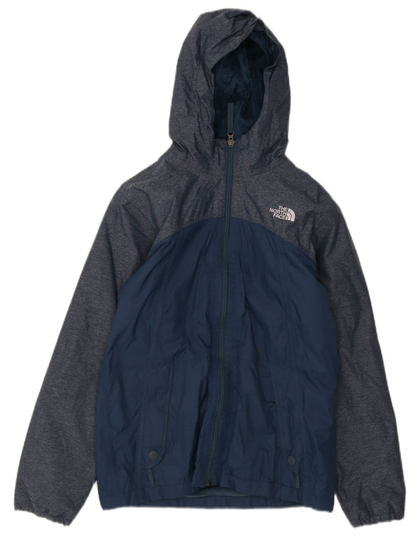 Куртка-ветровка The North Face для девочек 14–15 лет, темно-синяя, XL
