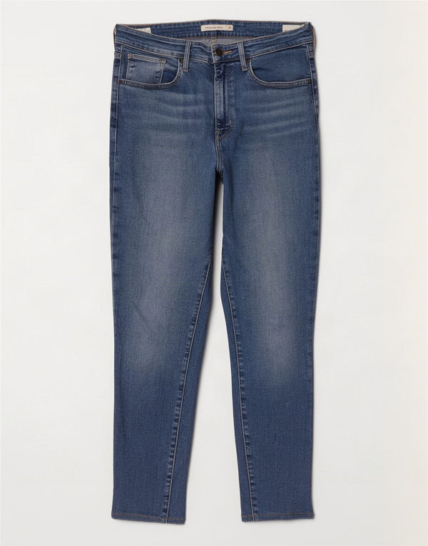 Женские укороченные джинсы скинни Levi's 721 с высокой посадкой W31 L26, синие, хлопок
