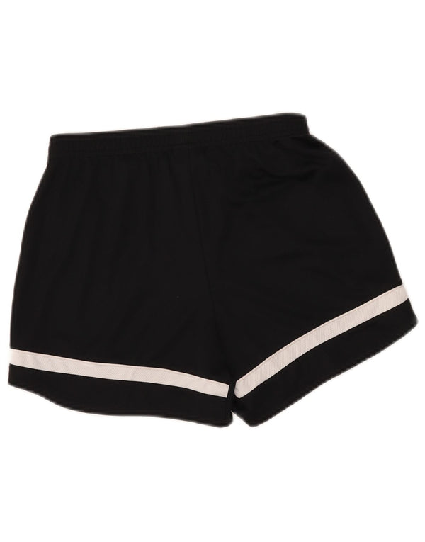 Мужские спортивные шорты NIKE Dri Fit XS, черные, полиэстер с цветными блоками