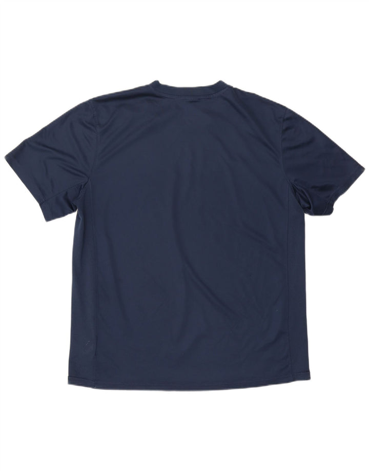 Мужская футболка Nike Dri Fit Top XL темно-синего цвета из полиэстера
