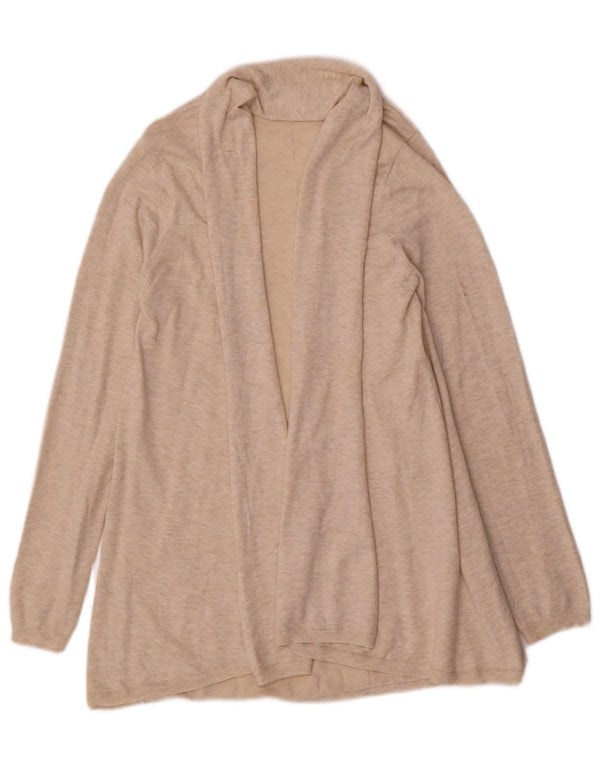 Женский открытый кардиган ZARA UK 14, большой бежевый