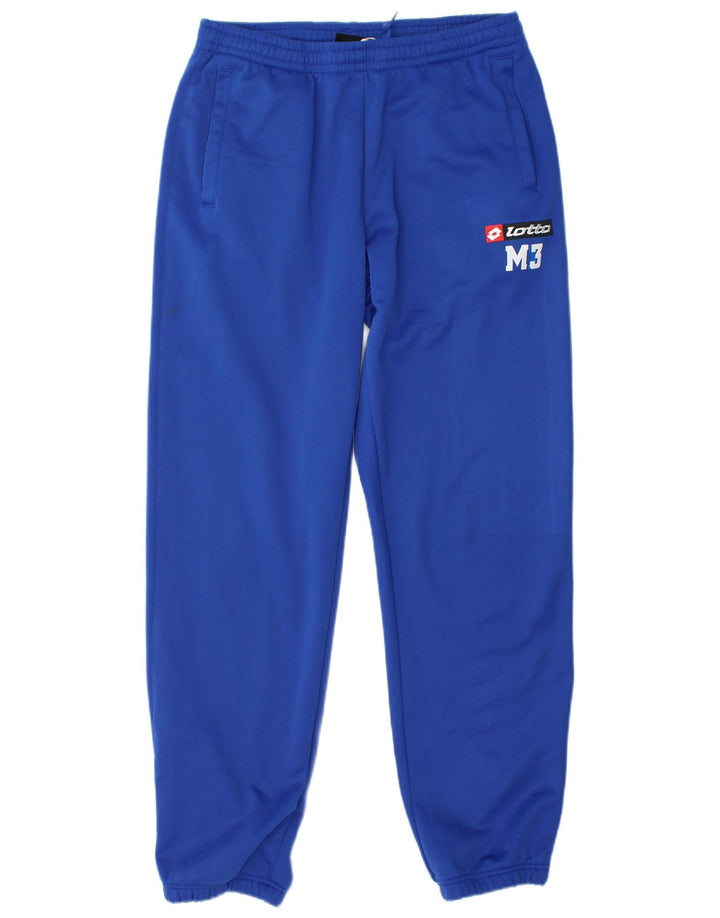 LOTTO Mens Graphic Tracksuit Trousers Joggers Medium  Blue Polyester