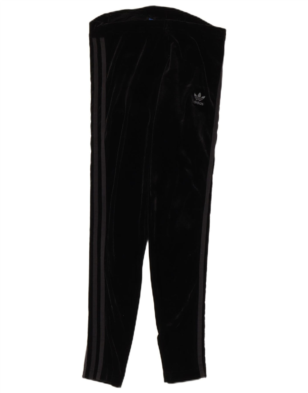 Женские велюровые леггинсы Adidas UK 12, средний черный полиэстер