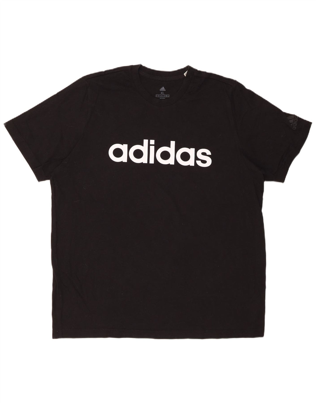 Мужская футболка с рисунком ADIDAS Top XL, черный хлопок