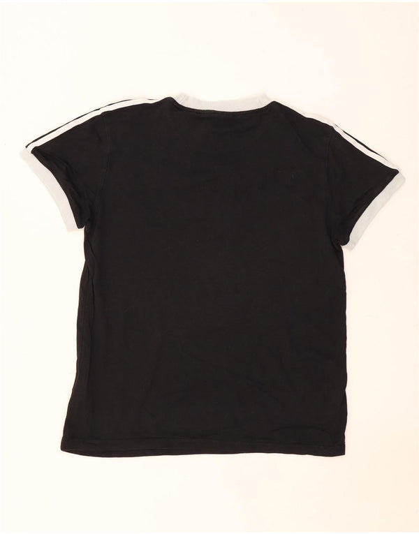 Женская футболка оверсайз Adidas Top UK 6 XS, черный хлопок