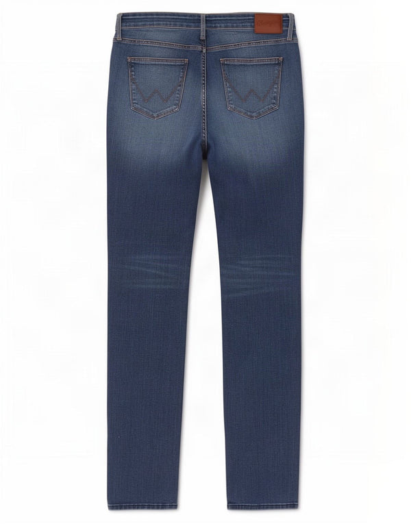 Женские узкие джинсы Wrangler W31 L34 синие, хлопок