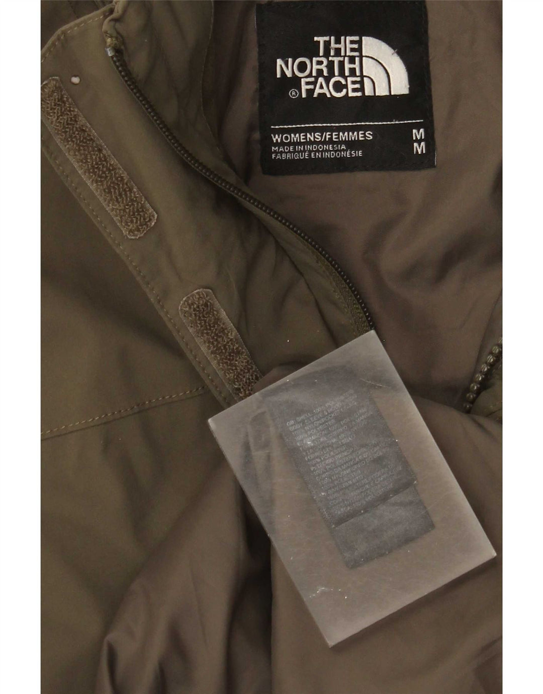 Женская ветровка с капюшоном The North Face UK 14, средний хаки