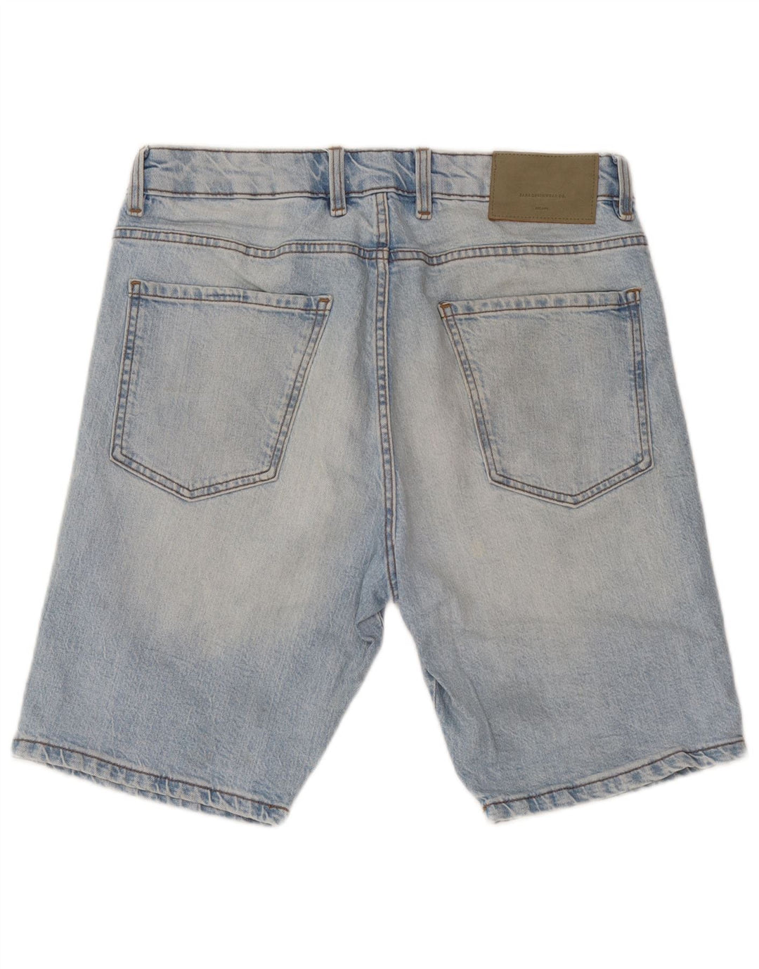 Мужские джинсовые шорты Zara EU 42, большие, W32, синие, хлопок